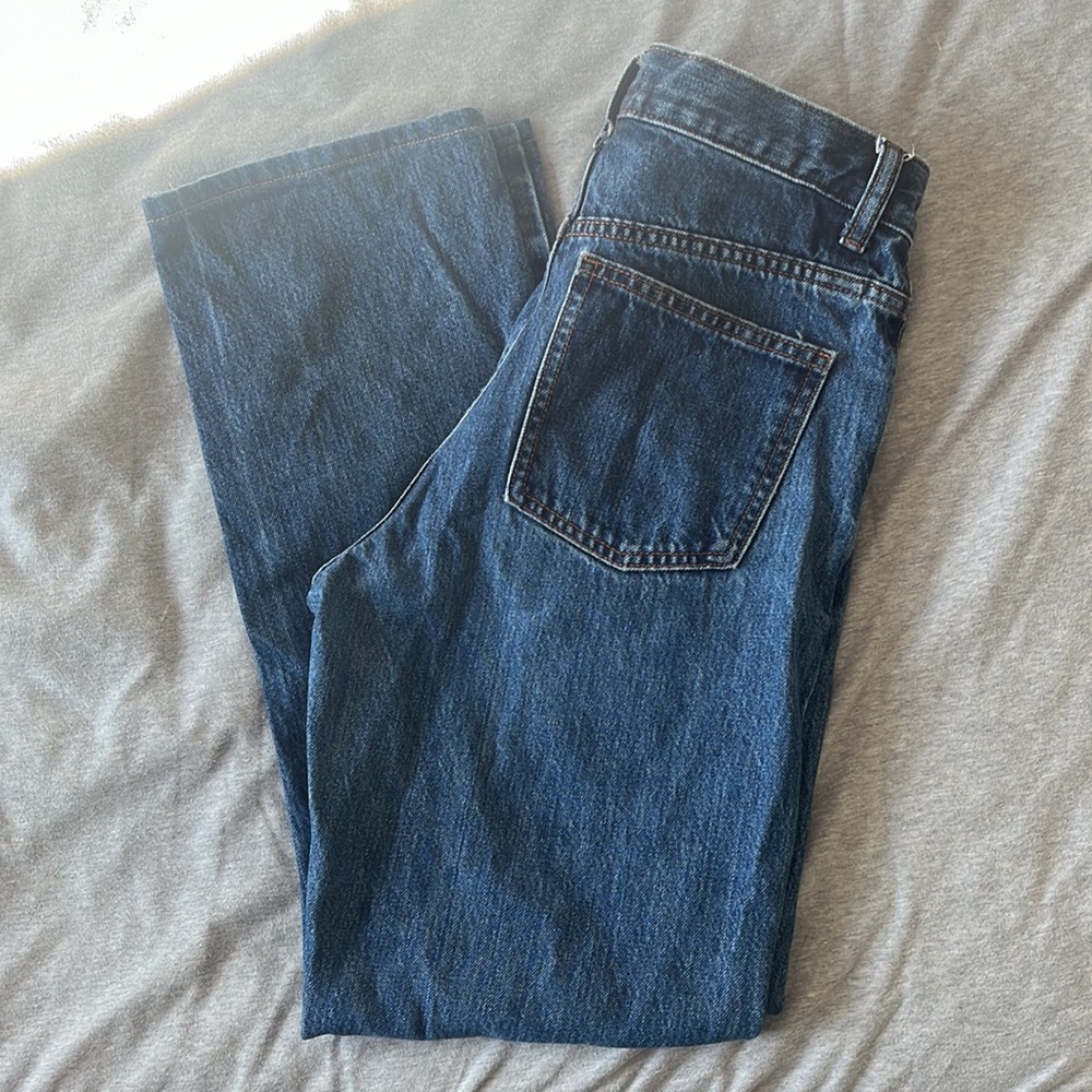 Uniqlo low rise baggy jeans